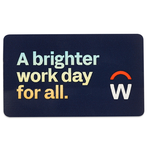 Brighter Work Day sticker